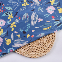 Tissu satiné 100 % polyester à motif floral imprimé numérique, motif dragon et phénix, très populaire pour les robes, jupes et artisanat féminins - Vente chaude