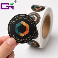 Étiquettes personnalisées de luxe en rouleau, bordeaux, découpées à la forme, imperméables, durables, résistantes à l'huile, autocollants en vinyle avec logo, promotion pour petites entreprises, emballage