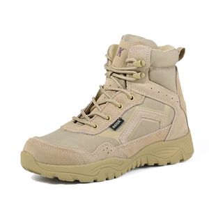 SF43 711 AK Beige Tactical <b>Boots</b> Men Waterproof Suede Outdoor All Season <b>Hiking</b> <b>Boot</b> - Product Image 6