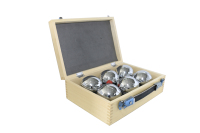 AOBANG Jeu de Boules de Pétanque d'Extérieur 73MM – Produit Sportif et de Divertissement