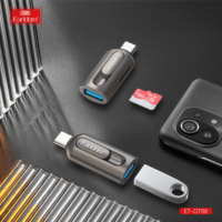 Earldom Factory 3 en 1 Tipo-C Lector de tarjetas TF Escritor Smart Type C Lector de tarjetas USB OTG para teléfono móvil