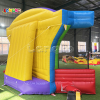 Jeux de sport gonflables commerciaux en PVC 4-en-1 avec panier de tir à la cible et installation facile