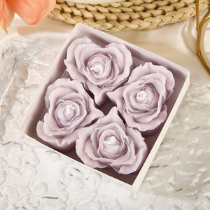<span class=keywords><strong>Bougie</strong></span> parfumée à la <span class=keywords><strong>rose</strong></span> comme souvenir, bougies romantiques, bougies parfumées, fleurs, Saint-Valentin - Product Image 4