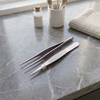Pince à épiler DK-950 7,4 cm |   Pinces à épiler en acier inoxydable pour travaux manuels