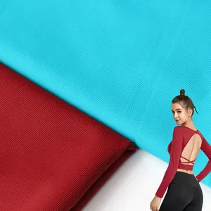 85% nylon 15% spandex fabric 70/40N weft knitted matte swimming cloth Latin dance dress fabric