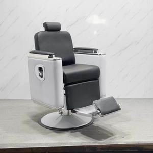 Luxury Black Gold Beauty Salon <b>Chair</b> Hair Care <b>Chair</b> Hydraulic Pump Reclining <b>Retro</b> Hair Cutting <b>Chair</b> Beauty Salon - Product Image 4