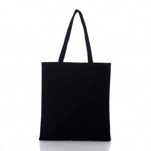 Hot Sale Custom Logo Printed Eco-Friendly Recyclable Reusable Large Fashion <b>Canvas</b> Tote Grocery Shopping Bags - Product Image 3