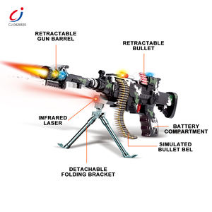 Nuevo artículo <span class=keywords><strong>Super</strong></span> Infrared Laser B/o Shooting Electric Plastic Gun Kids Gun Toy - Product Image 3