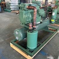Prix usine compresseur de réfrigération miniature à économie d'énergie 20hp 380V refroidisseur refroidi à l'eau avec moteur et pompe automatiques
