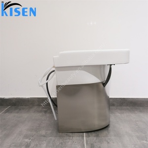 Équipement de spa capillaire Kisen, lavabo de salon en céramique durable, cuvette haut de gamme pour le lavage des cheveux en promotion - Product Image 3