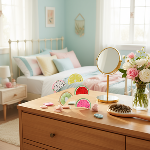 Fermaglio per capelli serie Fruit da 6,5 cm, design colorato per donne e ragazze - Product Image 2