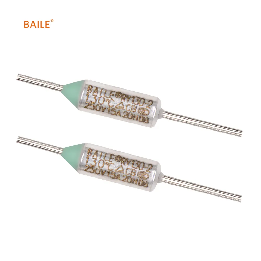 Baile (Ande) various specifications cheap price RY130-2 Circuit Protection ry 130 thermal fuse 250v 15a for steam iron