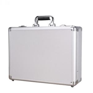 Multi Purpose Aluminum Alloy <strong>Briefcase</strong> Metal Toolbox Foam Protective Sleeve Security Code Lock - Product Image 2