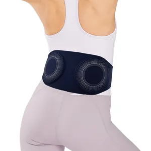 Tragbares EMS elektrische wärmende vibrations-dichtbrennung bauch bauch taille warmer abnehm-massage-gürtel