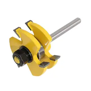 3 Tooth T Tenon Type Combine Tool Puzzle Tool Floor Carpentry Milling Cutter Carving Machine Cutter Head Exit Cutting Tools