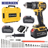 HIERKIN Accessoires d'outils électriques populaires, boîte à outils portable avec batterie, perceuse à ongles électrique, marteau perforateur électrique, ensembles d'outils