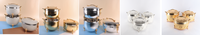 Ensemble de 3 pièces de luxe promotionnel 3,5 L + 4,5 L + 5,5 L Conteneur thermique alimentaire à prix abordable Ensembles de marmites chaudes Réchauffeur de nourriture