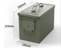 Boîtes à munitions en acier métallique, boîtes de sécurité pour le combat, boîtes à cartouches personnalisées étanches