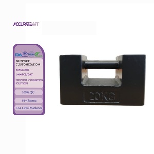ACCURATEWT OIML M1 Clase 20kg Pesa de Calibración de Hierro Fundido de Alta Calidad con Mango, Tolerancia de 1000mg para Pruebas de Balanza/Báscula, Negra 1 - Product Image 1