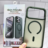 Prix d'usine pour l'étui de téléphone iPhone 18 Pro Max, coque magnétique antichoc mate, accessoires de téléphone tendance