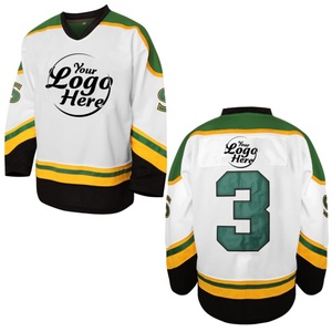 Maillots de hockey sur glace rétro personnalisés brodés respirants pour hommes et femmes, vêtements de sport en polyester, impression numérique, logo personnalisé, nom d'équipe, marque - Product Image 4