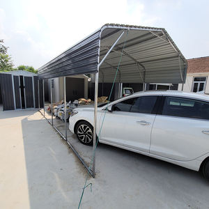 뜨거운 판매 야외 홈 금속 철 시트 컨테이너 강철 프레임 차고 주차장 보관 쉼터 간이 정원 건물 - Product Image 3