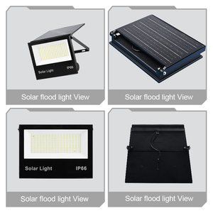 Xuất Khẩu toàn cầu IP66 Die-cast nhôm năng lượng mặt trời lũ ánh sáng với PIR cảm biến, điều khiển từ xa năng lượng mặt trời tường lũ ánh sáng khu nghỉ mát - Product Image 2