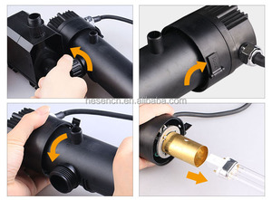 Pompe submersible <span class=keywords><strong>pour</strong></span> fontaine de jardin avec <span class=keywords><strong>lampe</strong></span> <span class=keywords><strong>UV</strong></span>, <span class=keywords><strong>pour</strong></span> aquariums et bassins à poissons, de la série Garden Fountain - Product Image 4