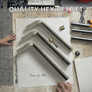 Oferta Especial: Llave Allen M2 M4 M6 M8 M10, Llave Hexagonal Tipo L Personalizada, Acero al Carbono Niquelado 45, Herramienta de Sistema Métrico de Buena Calidad - Product Image 2