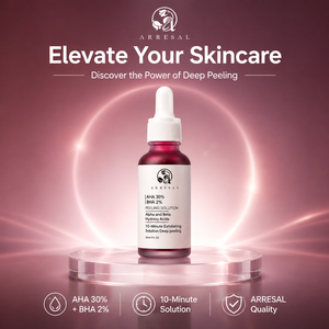 Productos para el Cuidado de la Piel con Logotipo Personalizado, Solución Exfoliante Arresal <span class=keywords><strong>AHA</strong></span> <span class=keywords><strong>BHA</strong></span>, Suero Facial con Ácido Salicílico, Suero Facial Blanqueador e Iluminador - Product Image 3