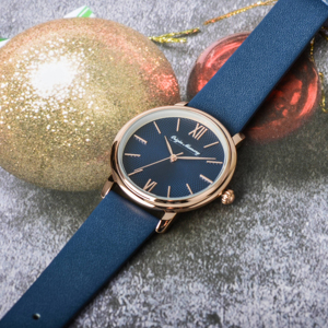 Reloj de Lujo para Mujer con Cuarzo, Nuevo Diseño, Correa de Cuero, Caja de Aleación, Esfera de Cristal de 38 mm, Movimiento de Agujas, Resistente al Agua - Product Image 2