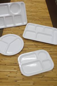 Plato Dividido <span class=keywords><strong>de</strong></span> Melamina, Plato Redondo <span class=keywords><strong>de</strong></span> 3 Compartimentos, Plato para Comidas Saludables, Plato <span class=keywords><strong>de</strong></span> Servir <span class=keywords><strong>de</strong></span> 10 Pulgadas, Plato para Comedor, Almuerzo, Personalizable - Product Image 3