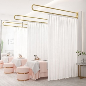 ม่านกั้นห้องเสริมสวย ม่านสำหรับการรักษาสุขภาพพร้อมราวแขวน - Product Image 2