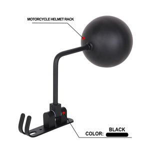 Supporto per Casco JFG Salvaspazio con Rotazione a 180°, Organizzatore da Parete Multifunzione, Espositore per <span class=keywords><strong>Accessori</strong></span> <span class=keywords><strong>Moto</strong></span> - Product Image 2