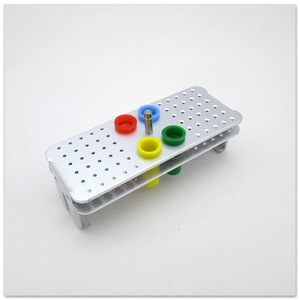 72-hole Aluminum Dental <strong>Instrument</strong> Rack <strong>Autoclave</strong> Rack <strong>Box</strong> <strong>Instrument</strong> Sterilization <strong>Box</strong> - Product Image 6