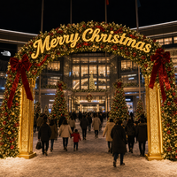 MACCAN Projets de signalétique de Noël personnalisée, lettres lumineuses, enseignes en acier inoxydable, métal, pour mariages, boutiques, décoration intérieure, réalisation de projets