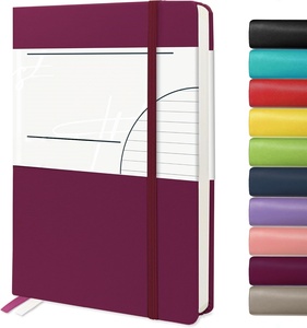Vente en gros de carnets de planification quotidiens personnalisés A5, couverture rigide, journal promotionnel, carnet en cuir PU - Product Image 1