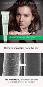 Sérum capillaire à base de plantes pour éliminer les impuretés avant le traitement, essence de prétraitement 20 ml, sérum réparateur élastique pour cheveux - Product Image 2