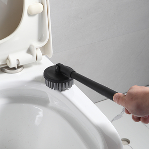 Nouveau carré <span class=keywords><strong>suspendu</strong></span> mural ménage salle de bain nettoyage doux Tpr Silicone <span class=keywords><strong>brosse</strong></span> de toilette avec support bol ensemble - Product Image 3