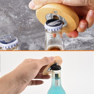 Oneway Custom Logo Beer Bottle Opener Wholesale Wooden Blank Bottle Opener for Promotional & Business <b>Gifts</b> - Product Image 5