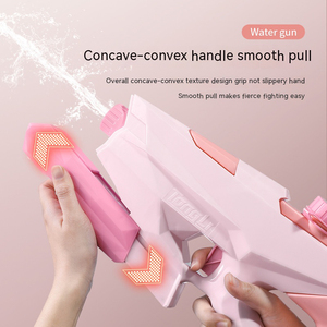 Pistolet à eau d'extérieur de haute qualité, 2 modes, pistolet de pulvérisation de brouillard, fabricant d'arc-en-ciel, pistolet de pulvérisation d'eau pour enfants, jouet pour l'été - Product Image 2