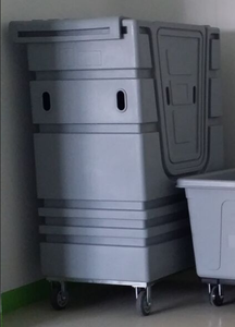 Industriële Hoge Kwaliteit Wasserette Winkelwagen Ziekenhuis Wasserette <span class=keywords><strong>Trolley</strong></span> - Product Image 5