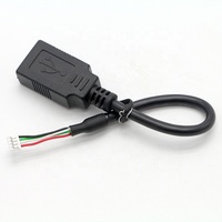 Cable de Conector USB Hembra a JST de 2 y 3 Pines, Paso de 1.0mm, 1.5mm y 2mm, Ensamblaje OEM