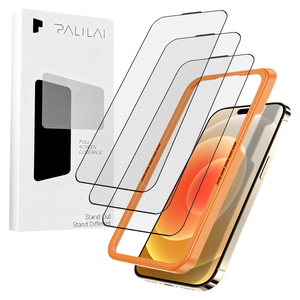 <span class=keywords><strong>Kit</strong></span> de protection d'écran en verre trempé incassable de qualité AAA 9H 2.5D pour 11/12/13/14/15 Pro avec outil d'installation HD - Product Image 1