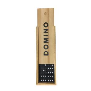 C04060 Đồ Chơi Trẻ Em Domino Giá Rẻ Nhất Bộ Domino Đen Với Domino Bằng Gỗ Container 28 Cái Đôi Sáu