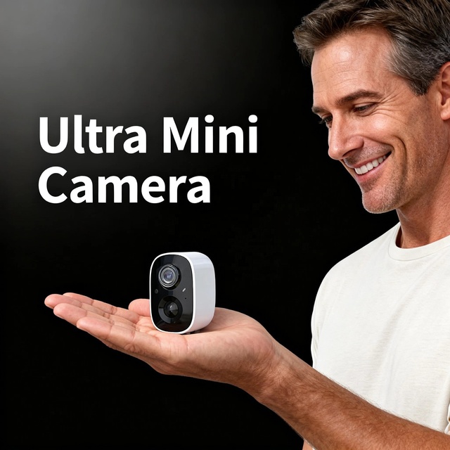 2K Mini Home Wireless CCTV Outdoor Solar Powered WiFi Camera 4MP Battery 4 Infrared Night Vision Voice Recording Tuya App Cloud