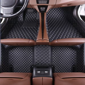 Tapis de sol de <span class=keywords><strong>voiture</strong></span> en cuir 3D imperméables et entièrement enveloppants, spécifiques à Volkswagen, résistants à la saleté et faciles à nettoyer - Product Image 3