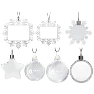 Decorazione per sublimazione natalizia albero <span class=keywords><strong>di</strong></span> Natale acrilico <span class=keywords><strong>fiocco</strong></span> <span class=keywords><strong>di</strong></span> <span class=keywords><strong>neve</strong></span> ornamenti stella <span class=keywords><strong>fiocco</strong></span> <span class=keywords><strong>di</strong></span> <span class=keywords><strong>neve</strong></span> ciondoli - Product Image 3