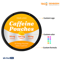 TBG Formule Caféine L-Théanine Nootropique Spécialité Alimentaire Sachets Énergie Adulte en Poudre 15 Sachets Durée de Conservation 18 Mois