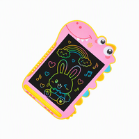 Tablette d'écriture LCD Dinosaure en promotion avec faceplate personnalisable et accessoires pour enfants d'âge préscolaire
